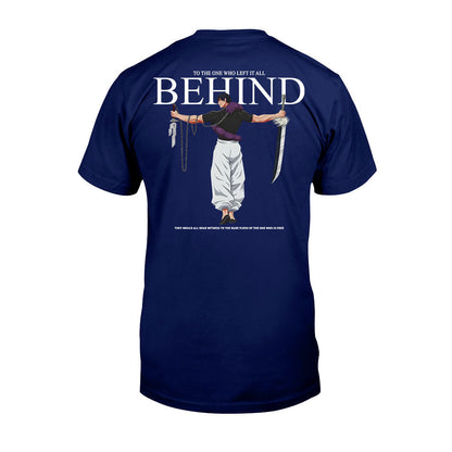 Behind Jujutsu Kaisen T-shirt and Hoodie