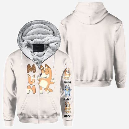 Cool Mum Dad Aunt Uncle Nana Grandpa Custom Title And Kids - Personalized All Over Shirt