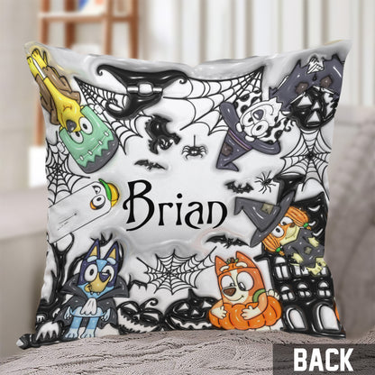 Happy Halloween - Personalized Throw Pillow