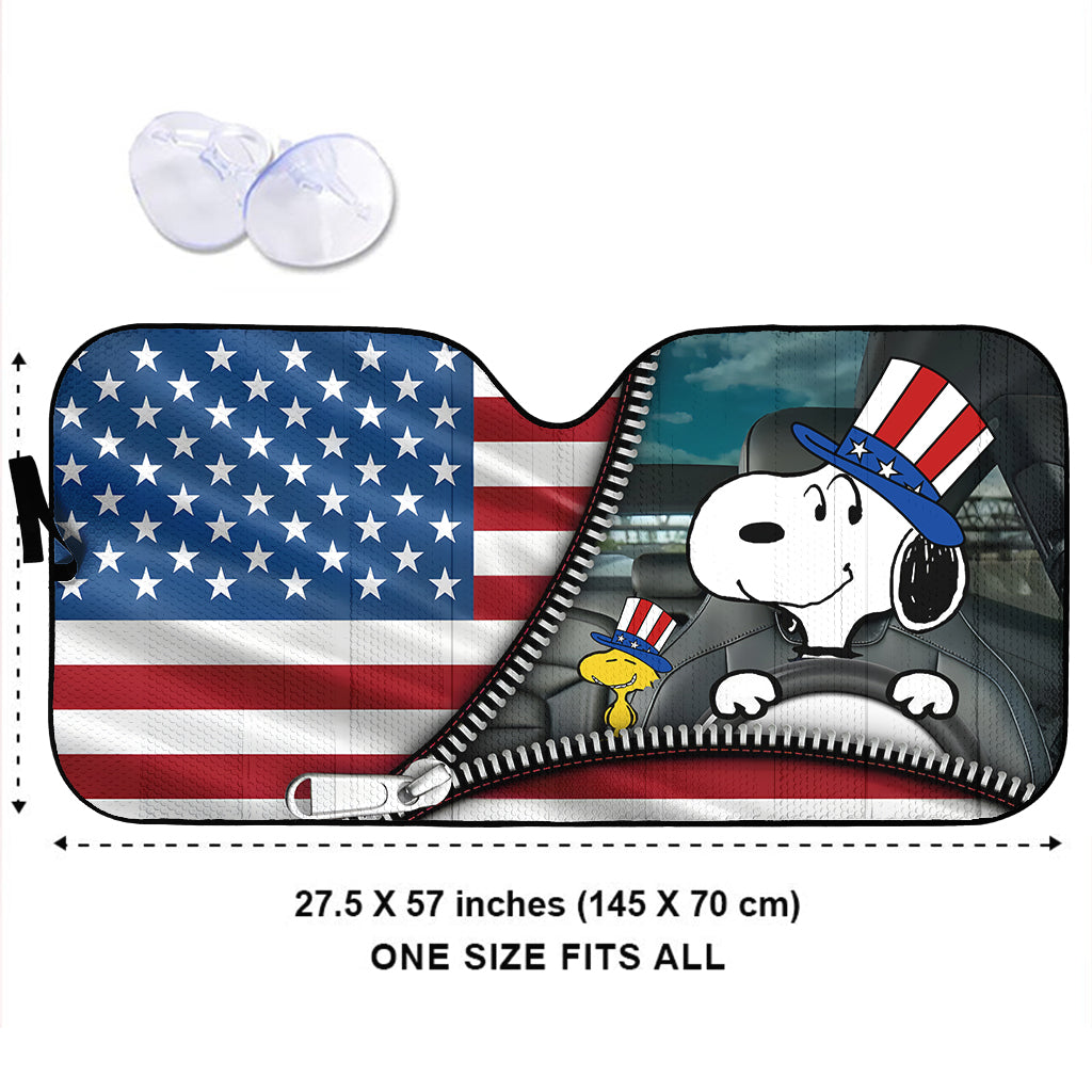 Cool Dog - Personalized Car Sunshade