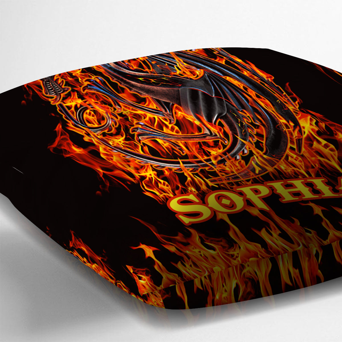 Fire And Blood Dragons - Personalized Thrones Game Throw Pillow