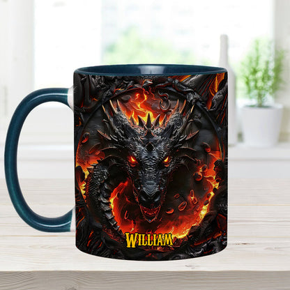 Love Dragons - Personalized Dragon Accent Mug