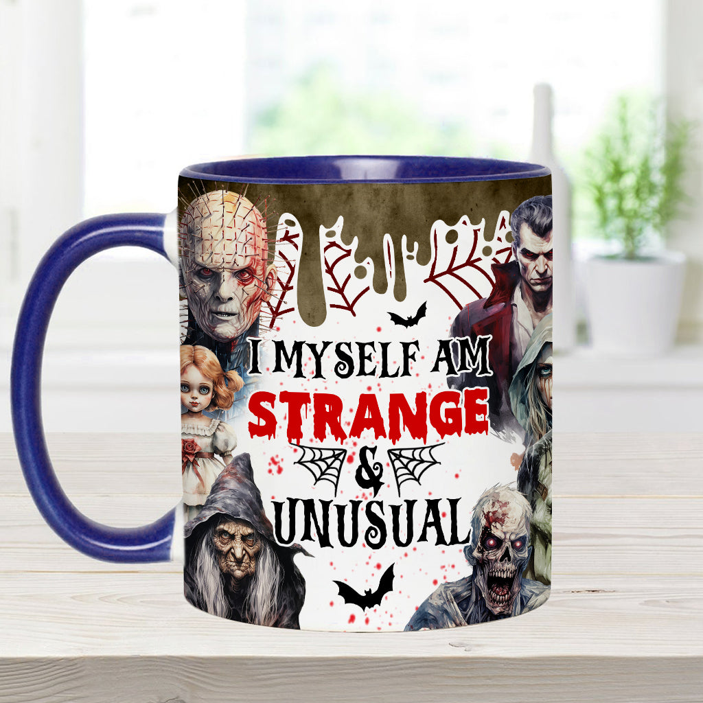 Myself Strange and Unusual - Personalized Accent Mug