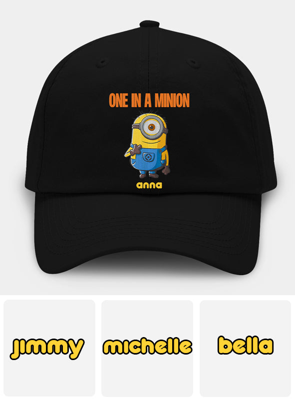 One In A Minion - Personalized Embroidered Classic Cap