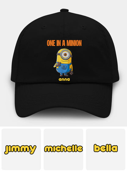 One In A Minion - Personalized Embroidered Classic Cap