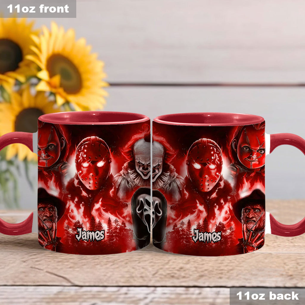 Horror Movie Fan - Personalized Accent Mug