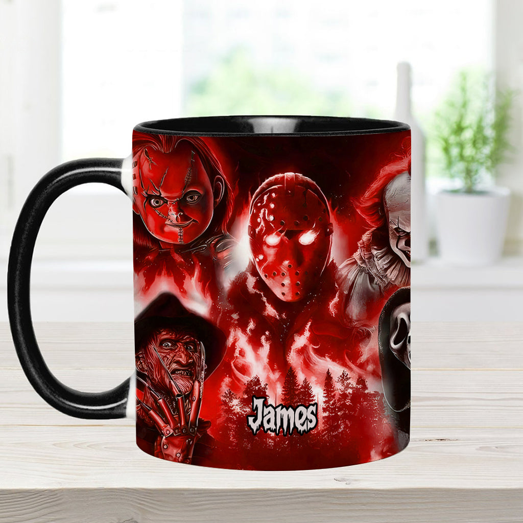Horror Movie Fan - Personalized Accent Mug