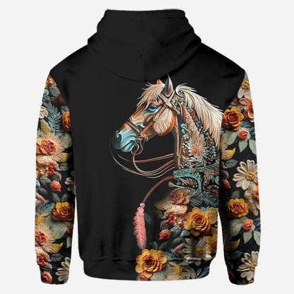Love Horses - Personalized Horse Hoodie and Leggings