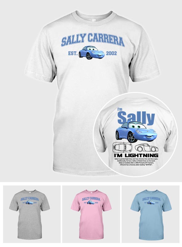 Sally Cars T-shirt And Hoodie