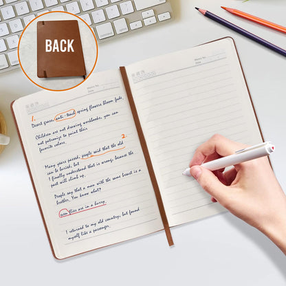 Handbook for the Recently Deceased - Personalized Leather Journal