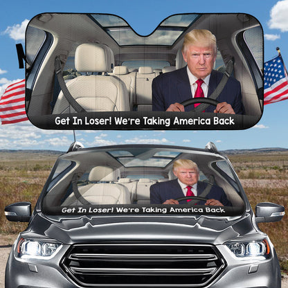 Get In Loser - Car Sunshade