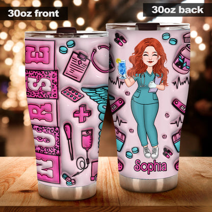 Nurse Life - Personalized Nurse Tumbler