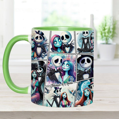 We're Simply Meant To Be - Personalized Nightmare Accent Mug
