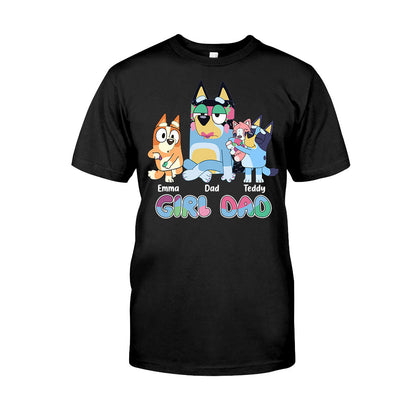 Girl Dad - Personalized Father T-shirt And Hoodie
