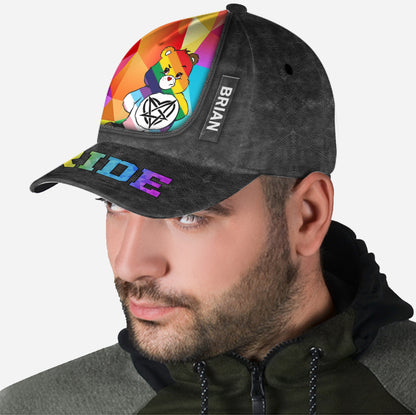 LGBT Pride Month Bear This Is Me - Personalized LGBT Support Classic Cap
