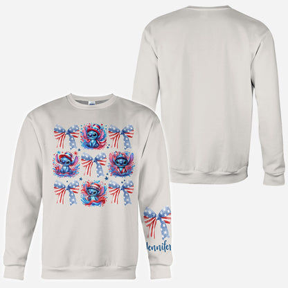 Land of Liberty Ohana - Personalized Ohana All Over Shirt