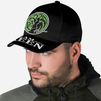 Team Black Vs Team Green - Personalized Thrones Game Classic Cap