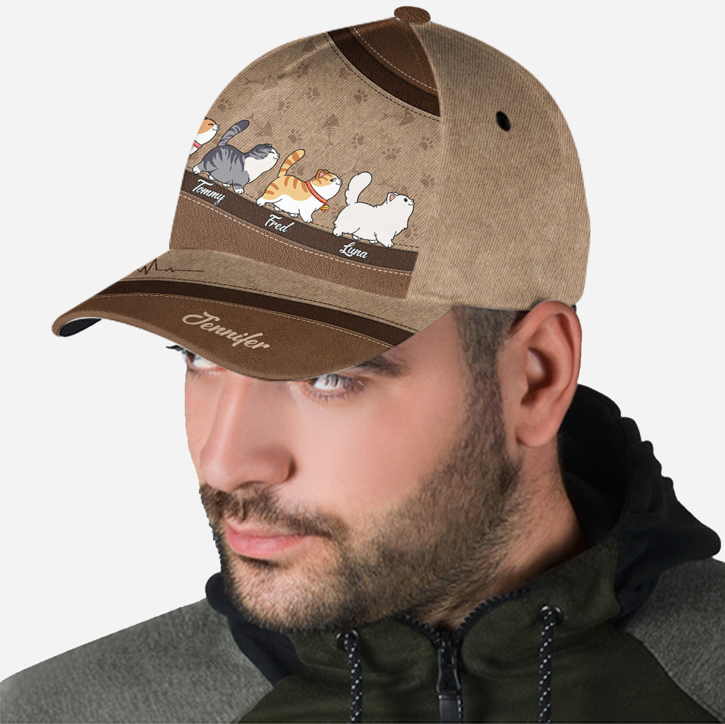 I Love My Cats - Personalized Cat Classic Cap