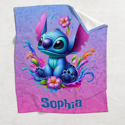 Blue Ohana - Personalized Ohana Blanket