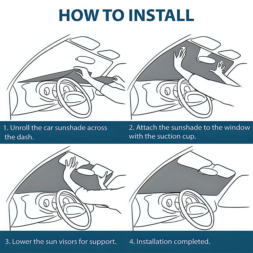 Let's Fucking Go - The Psychopath Car Sunshade