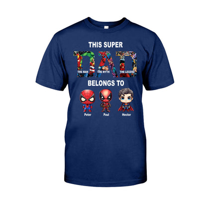 Super Dad - Personalized Father T-shirt And Hoodie