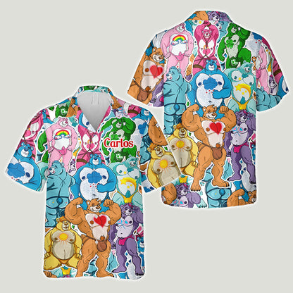 Sexy Bears - Personalized LGBT Support Hawaiian Shirt