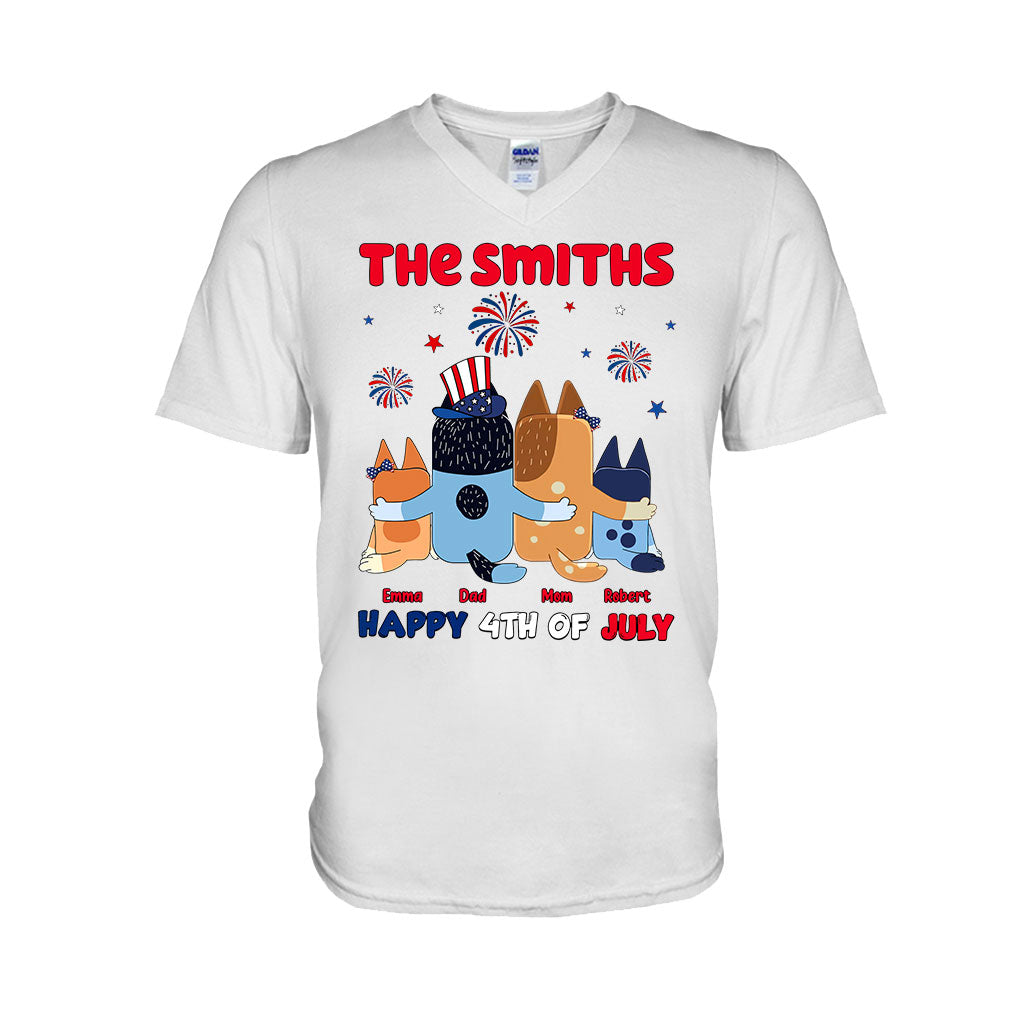Happy 4th Of July - Personalized T-shirt And Hoodie