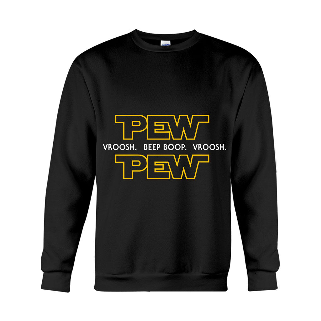 Pew Pew - The Force T-shirt And Hoodie