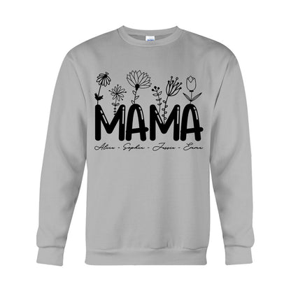 Best Mama Ever - Personalized Mother T-shirt And Hoodie