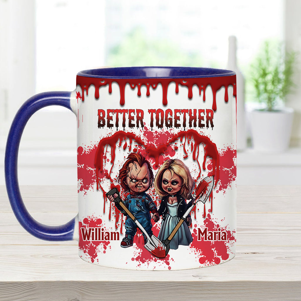 Better Together - Personalized Couple Accent Mug