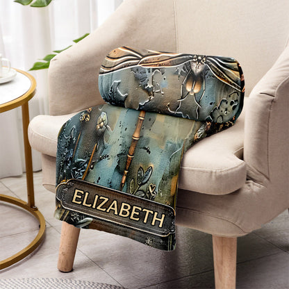 Stunning Dragonfly - Personalized Dragonfly Blanket