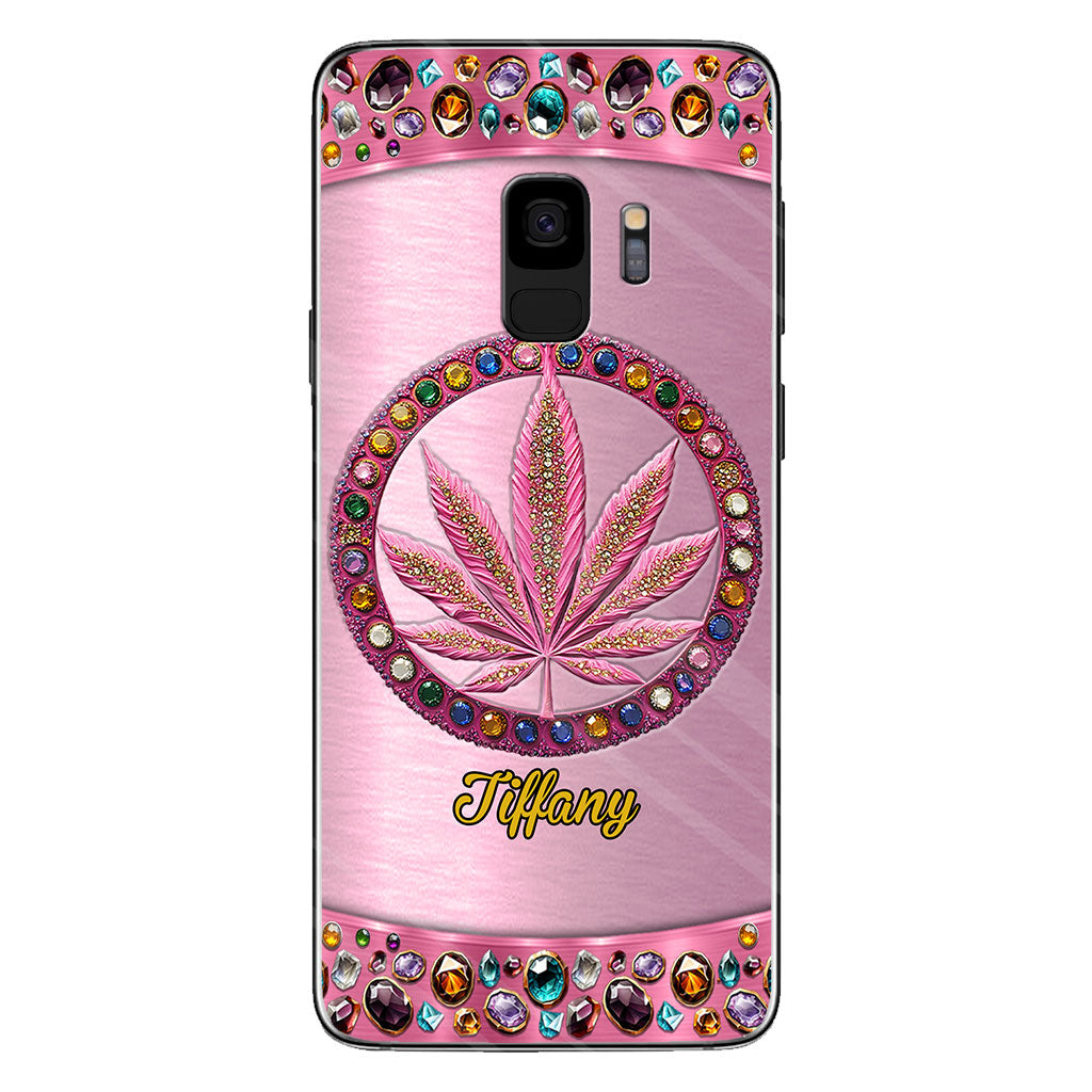 Stoner Chick - Personalized Weed Clear Phone Case