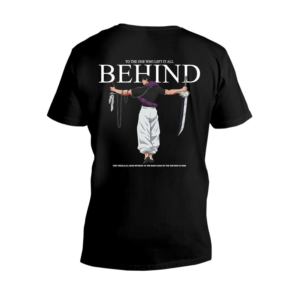 Behind Jujutsu Kaisen T-shirt and Hoodie