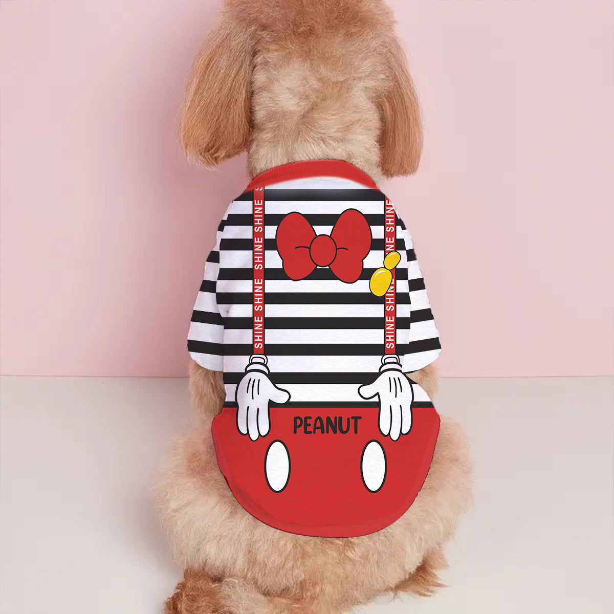 Mouse Ears Halloween Costume For Pet - Personalized Dog Pet Shirt