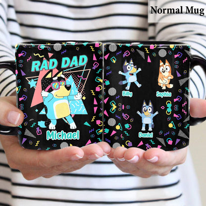 Rad Dad - Personalized Father Mug