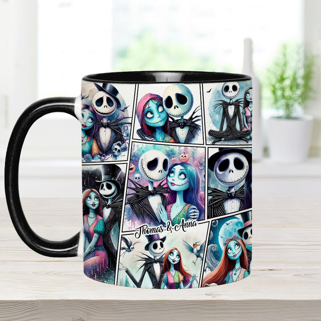 We're Simply Meant To Be - Personalized Nightmare Accent Mug
