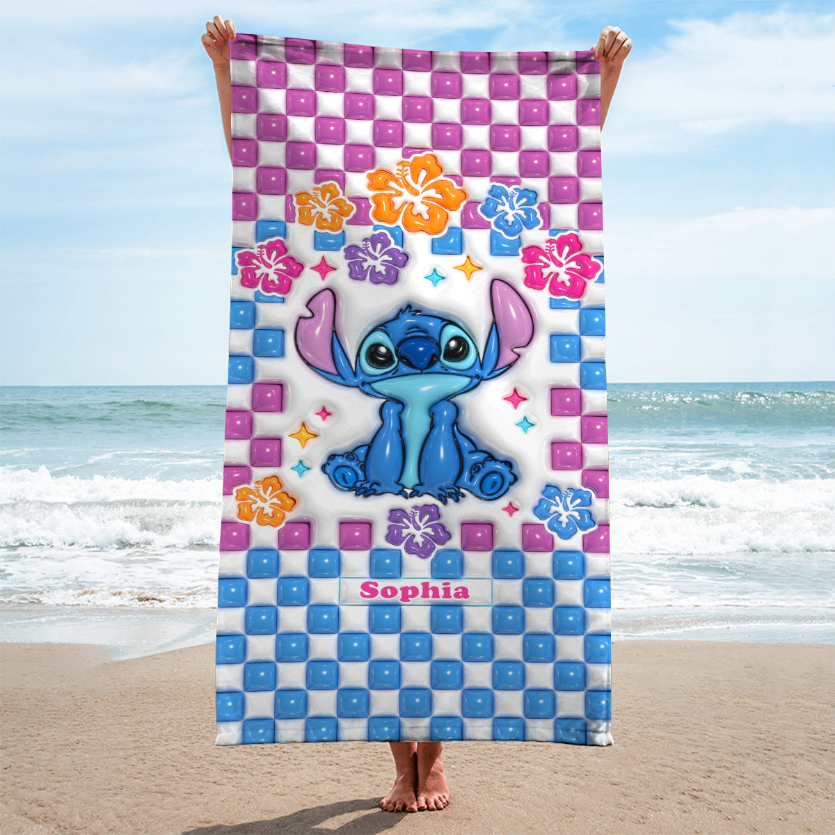 Ohana Beach - Personalized Ohana Beach Towel