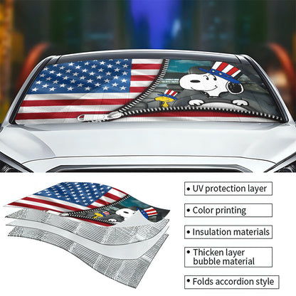 Cool Dog - Personalized Car Sunshade