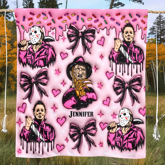 Horror Movie Fan - Personalized Blanket