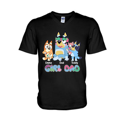 Girl Dad - Personalized Father T-shirt And Hoodie