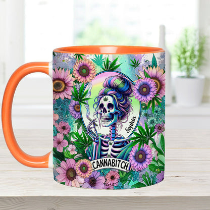 Cannabitch - Personalized Weed Accent Mug