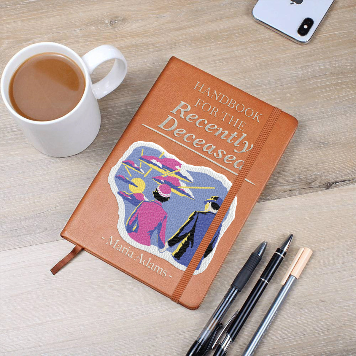 Handbook for the Recently Deceased - Personalized Leather Journal