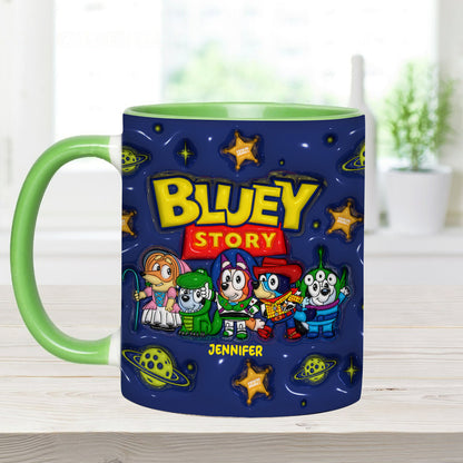 Bluey Story - Personalized Accent Mug