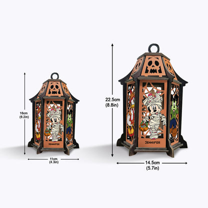Happy Halloween - Personalized Mouse Laser Cut Lantern