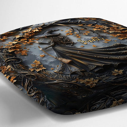 Beautiful Witch - Personalized Witch Throw Pillow