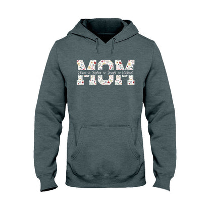Flower Mom - Personalized Mother T-shirt And Hoodie