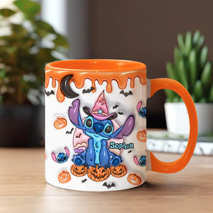 Spooky Vibes - Personalized Ohana Accent Mug