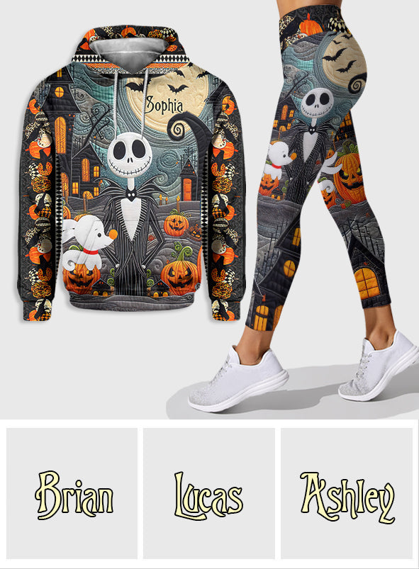 Hello Darkness My Old Friend - Personalized Nightmare Hoodie and Leggings