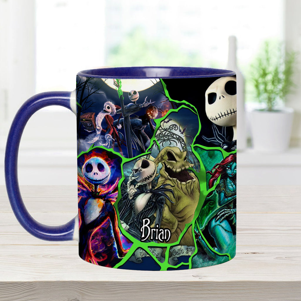 I'm Not Crazy, I Prefer The Term Mentaly Hilarious - Personalized Nightmare Accent Mug