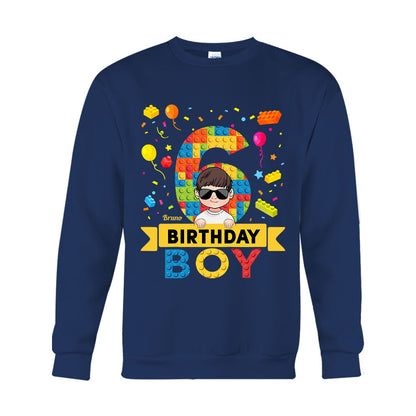 Birthday Boy Birthday Girl - Personalized Family T-shirt And Hoodie